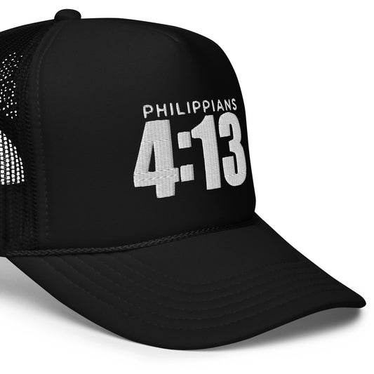 Philippians 4:13 Foam trucker hat