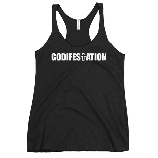 GODIFESTATION Women's Racerback Tank